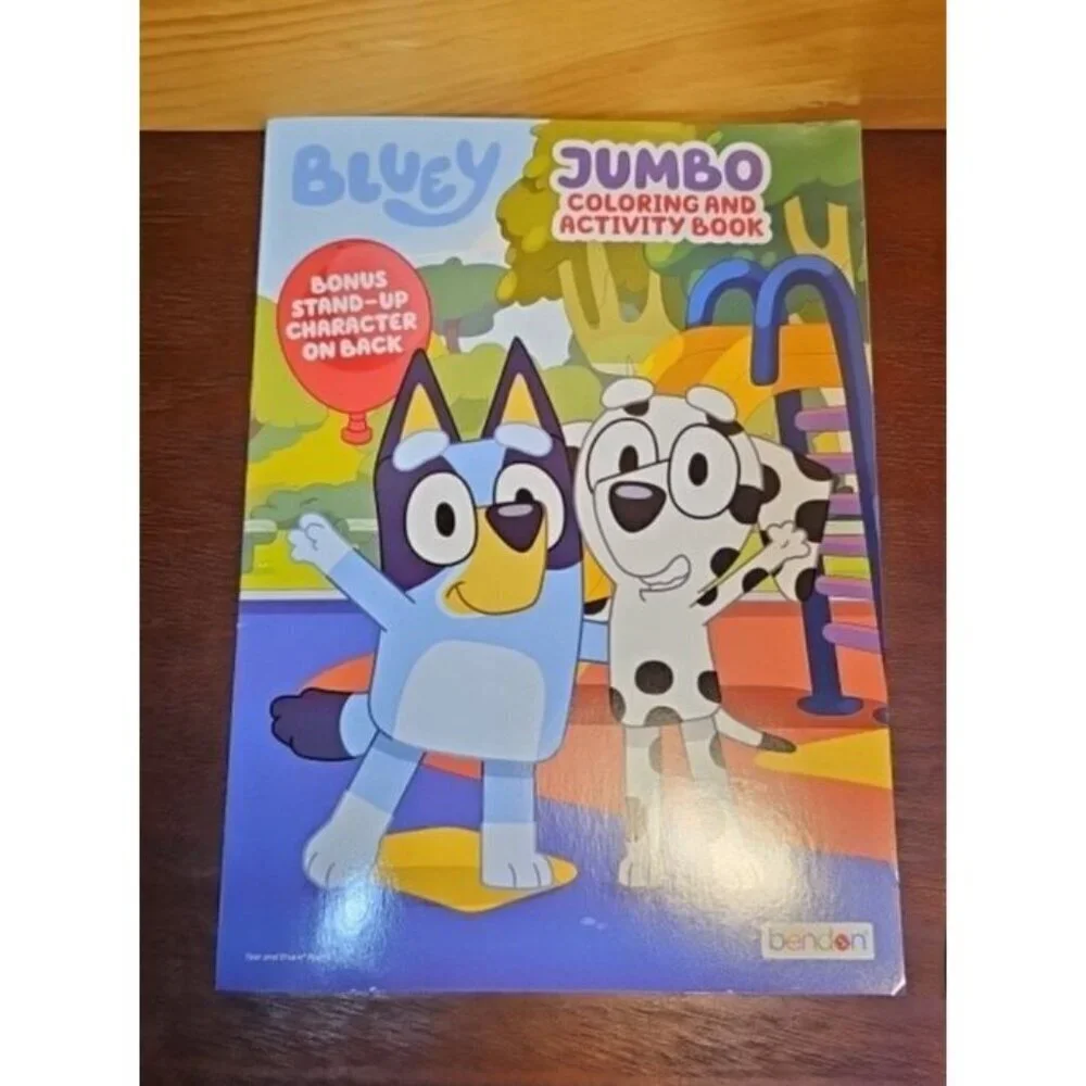 BLUEY Jumbo Coloring & Activity Book with Tear/Share Pages New!